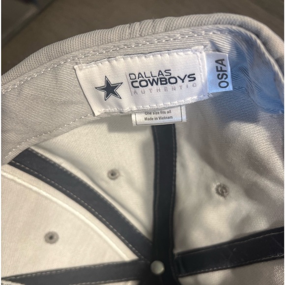 Dallas Cowboys OSFA Grey Hat - Picture 5 of 6